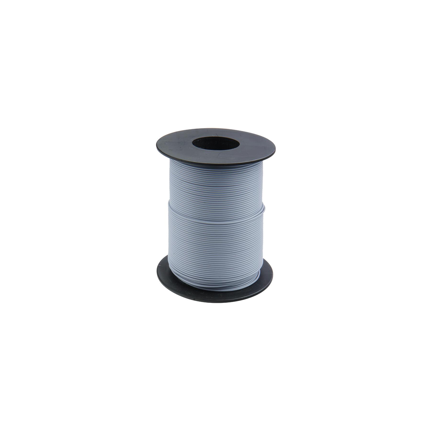 125-S25-9 - Kupferschaltlitze 0,25 mm² / 25m auf Spule grau