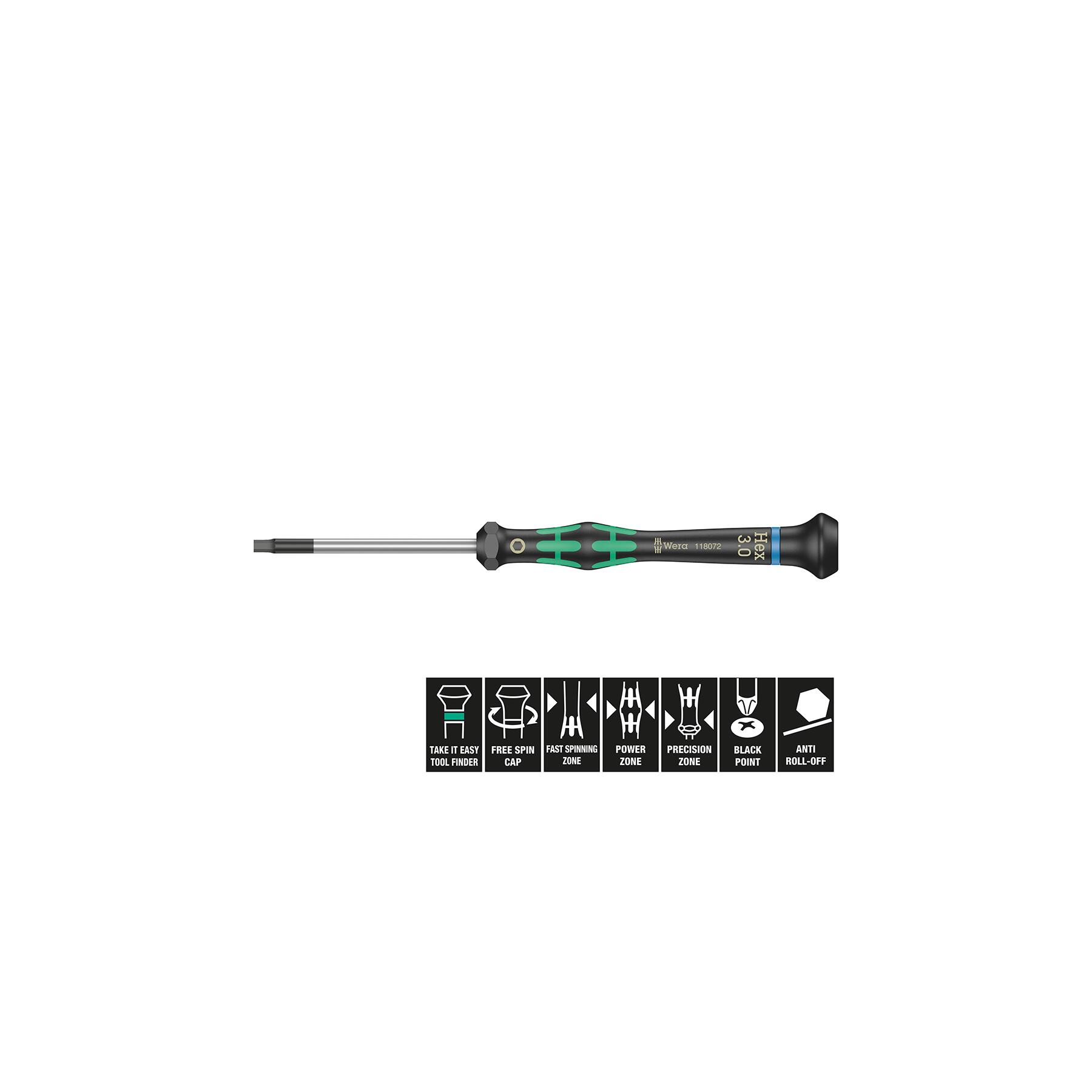 263-WE-30 - Sechskantdreher Wera 3,0 x 60 mm