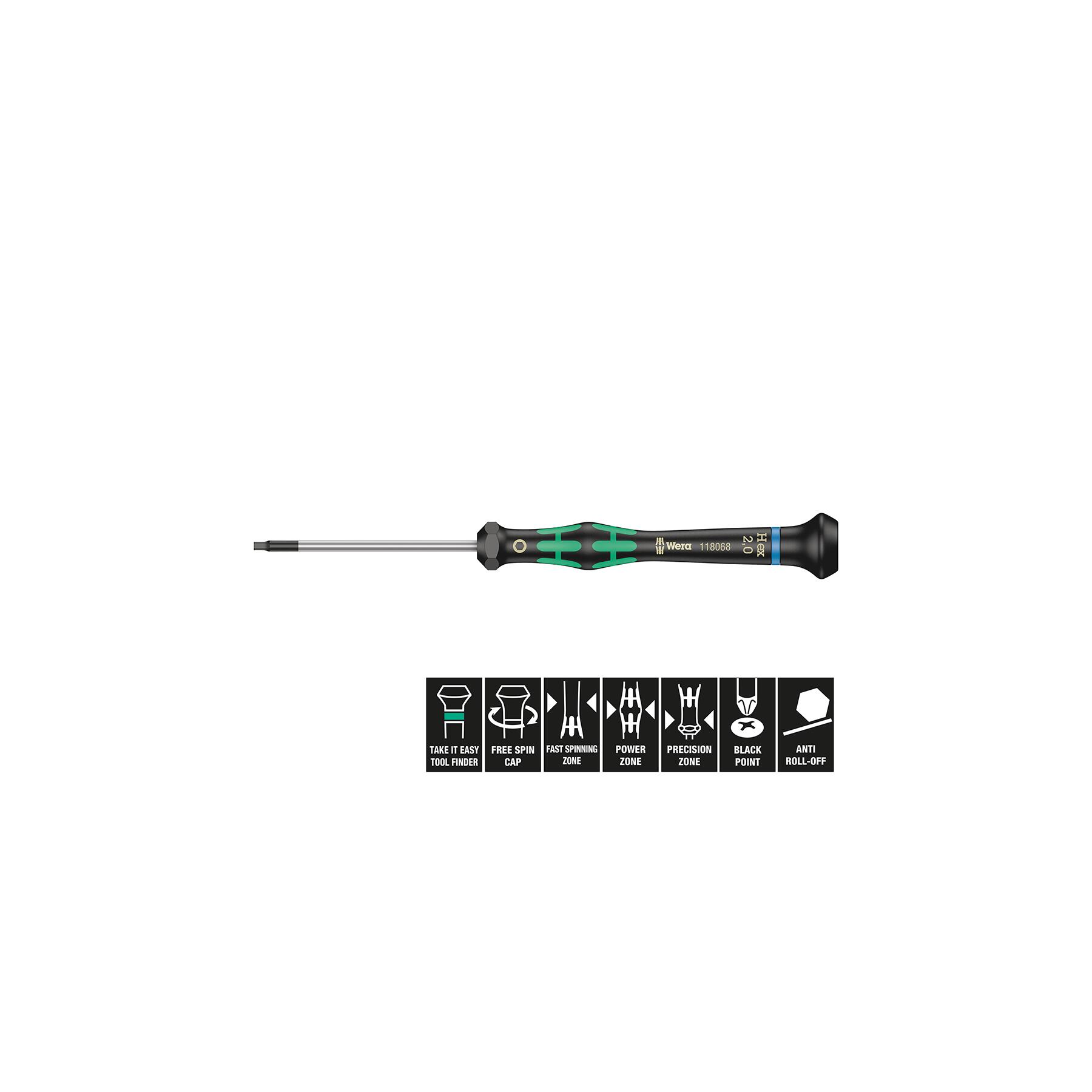 263-WE-20 - Sechskantdreher Wera 2,0 x 60 mm