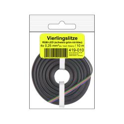 419-010SB - Vierlingslitze 0,25 mm² / 10 m für...