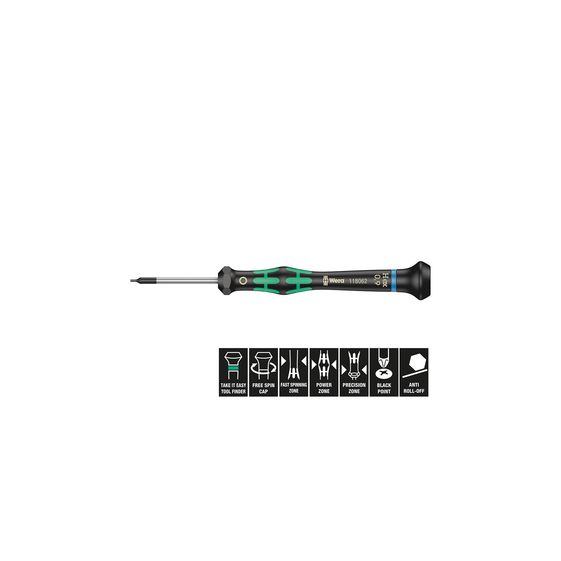263-WE-09 - Sechskantdreher Wera 0,9 x 40 mm