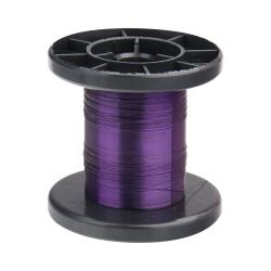 LD15-6 - Kupfer Lackdraht Ø 0,15 mm / 100 m / violett