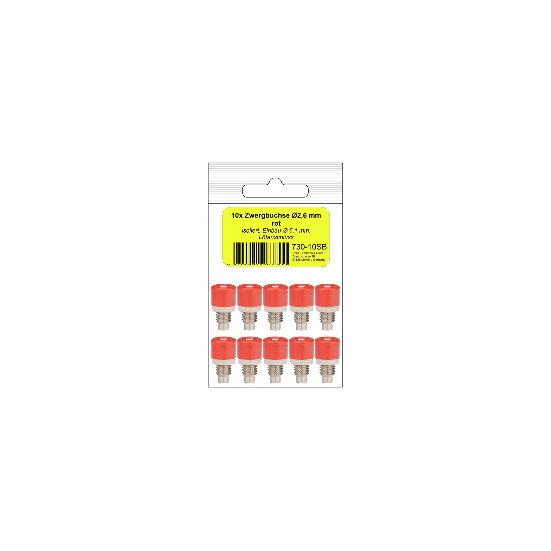 730-10SB - 10 Zwergbuchsen rot in SB