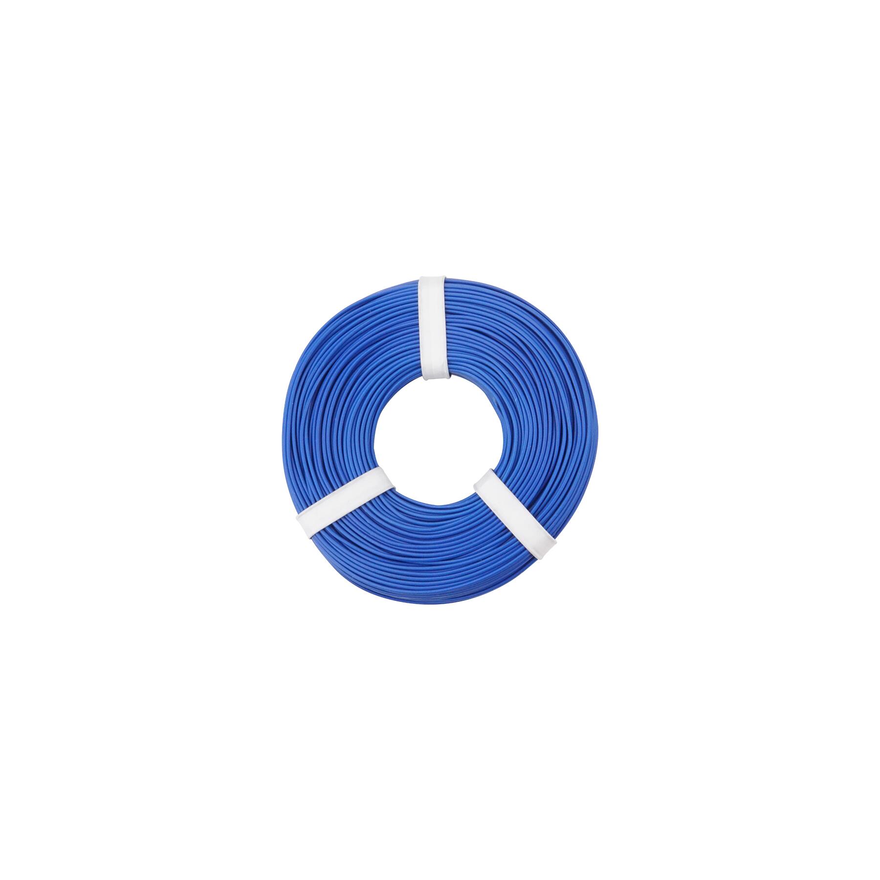 125-052 - Kupferschalt Litze 0,25 mm² / 50 m / blau