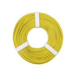 125-053 - Kupferschalt Litze 0,25 mm² / 50 m / gelb