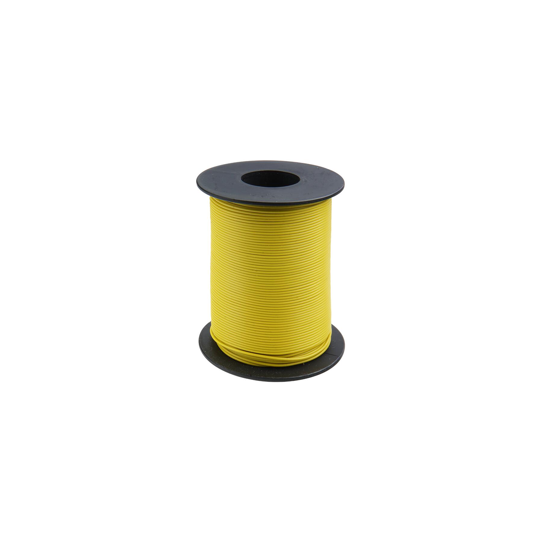 125-S50-3 - Kupferschaltlitze 0,25 mm² / 50m auf Spule gelb