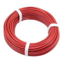 2500 - PVC Messkabel rot / 0,75 mm² / 25 m