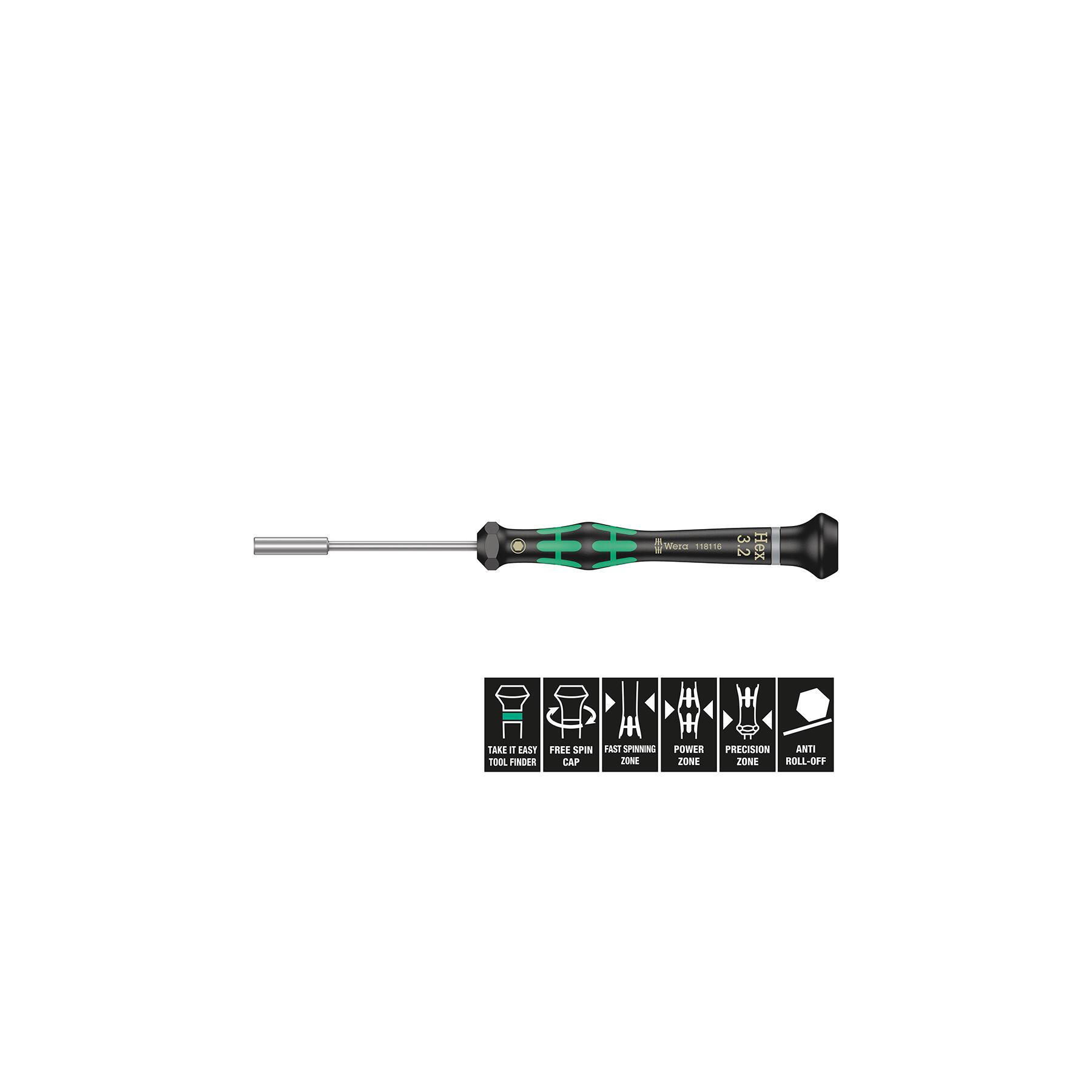 265-WE-32 - Steckschlüssel Wera 3,2 x 60 mm