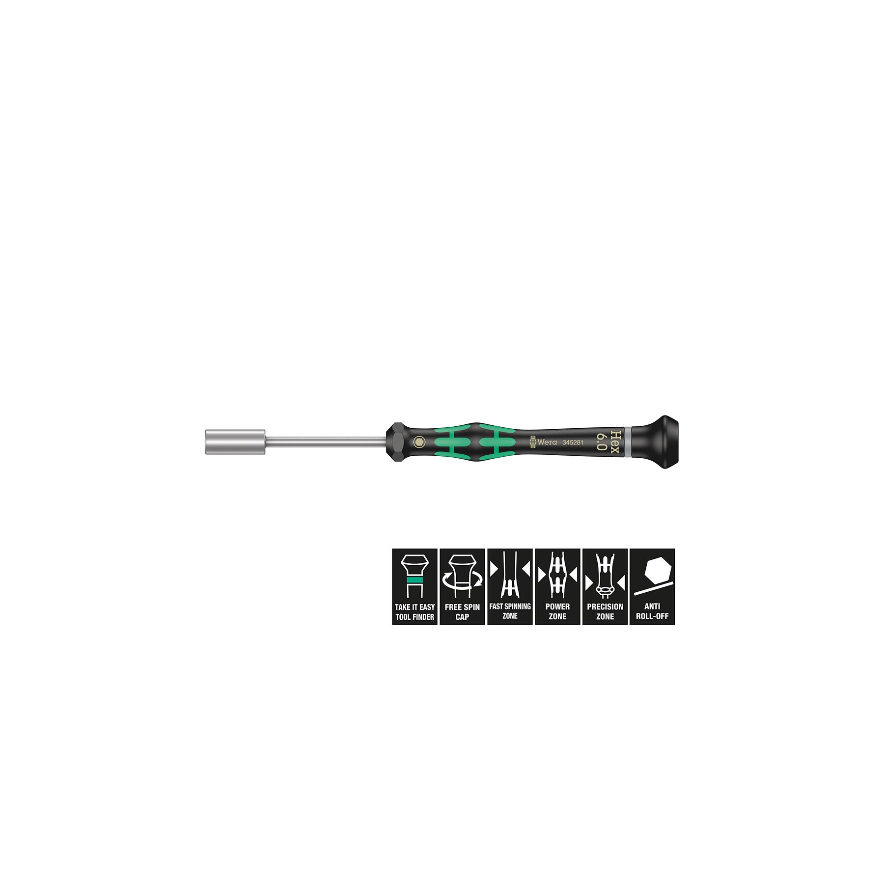 265-WE-60 - Steckschlüssel Wera 6,0 x 60 mm