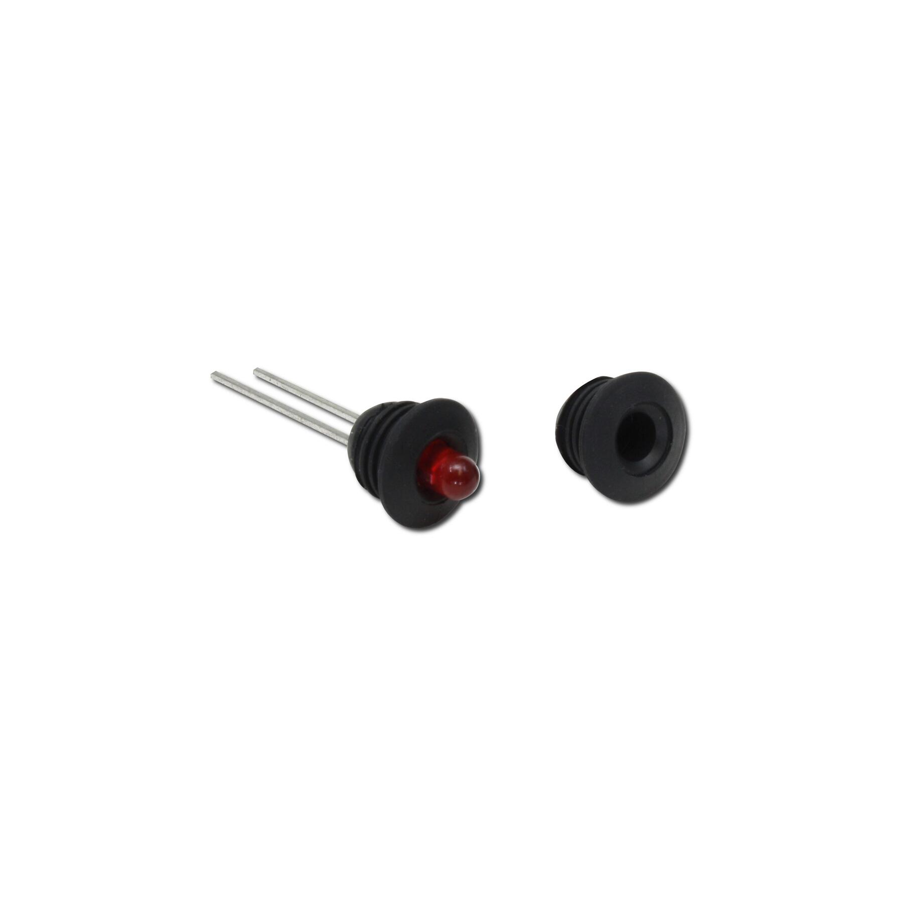 5SC - LED Fassung aus Neopren, 5 mm, 100 Stück