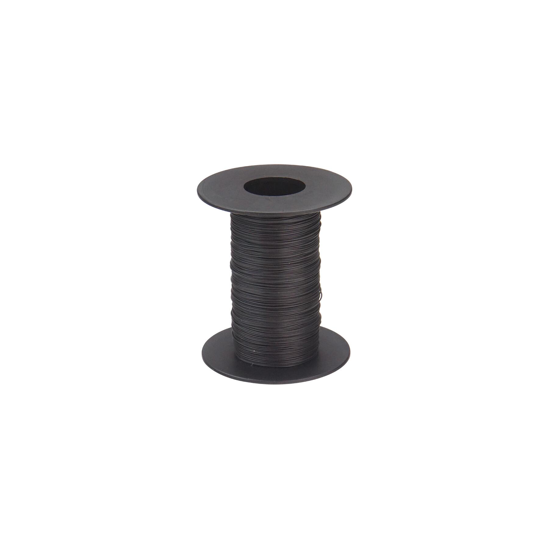 110-1-100 - Kupferschalt Litze 0,04 mm² / 100 m schwarz