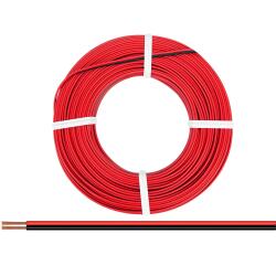 250-01-25 - Zwillingslitze 0,50mm² / 25m rot-schwarz
