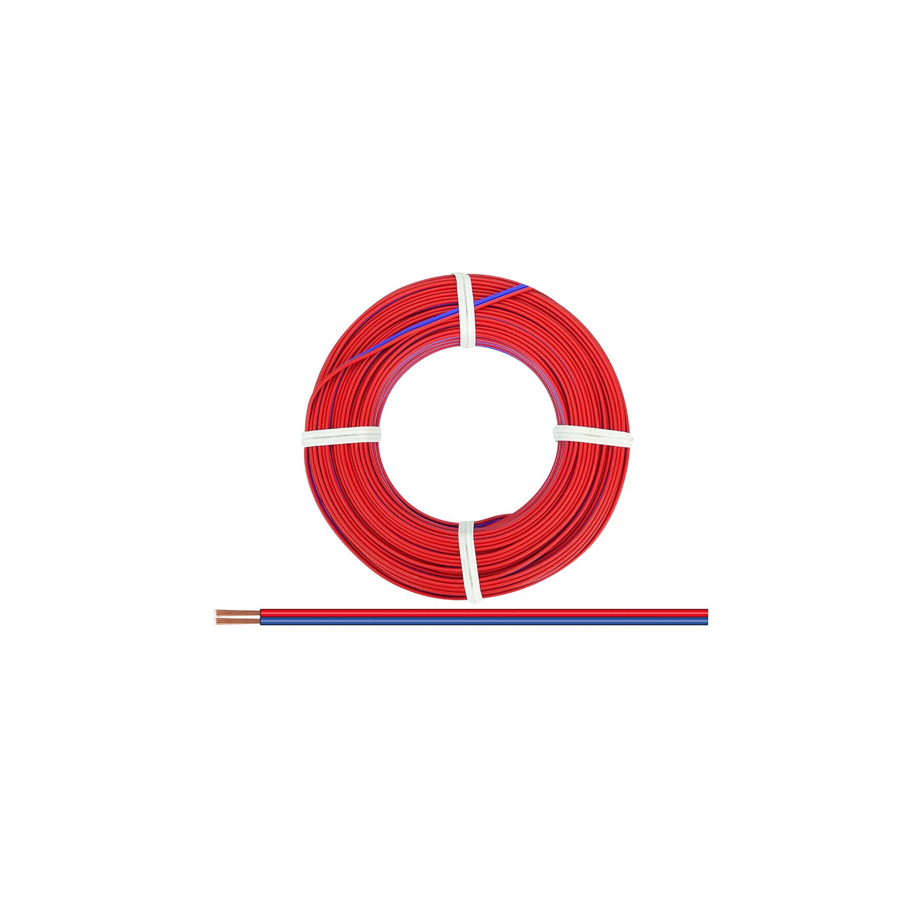 250-02-25 - Zwillingslitze 0,50mm² / 25m rot-blau