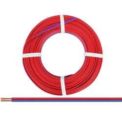 250-02-25 - Zwillingslitze 0,50mm² / 25m rot-blau