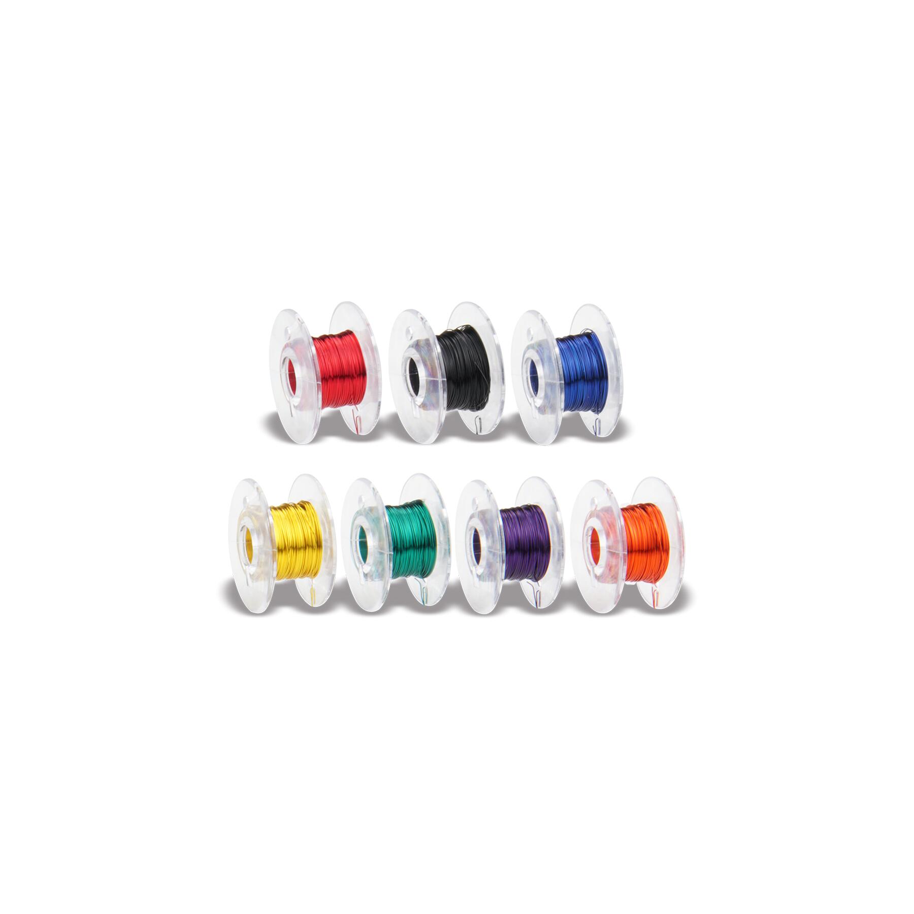 LD15-MIX - Kupfer Lackdraht Set Ø 0,15 mm (7x10m)