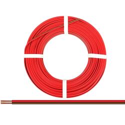275-08-25 - Zwillingslitze 0,75 mm² / 25 m rot-braun