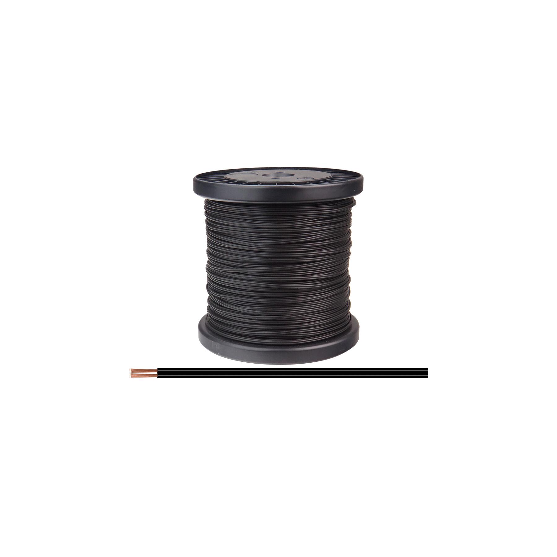 218-11-100 - Zwillingslitze 0,14 mm² / 100 m schwarz-schwarz