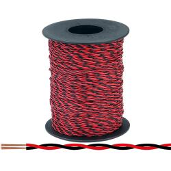 210-10-100 - Zwillingslitze 0,04 mm² / 100 m Spule...