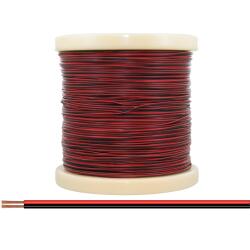 218-500 - Zwillingslitze 0,14 mm² / 500 m rot-schwarz
