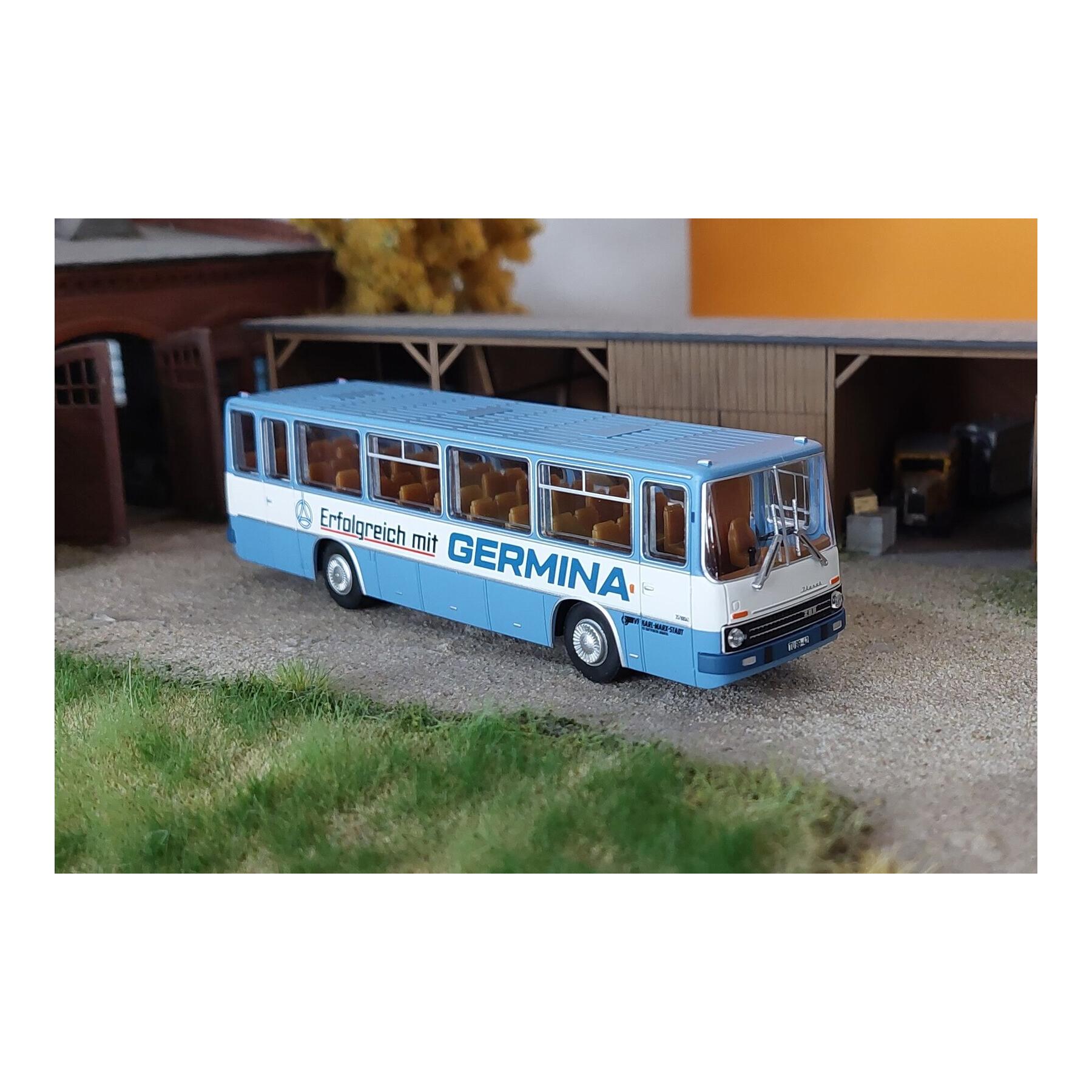 Modell-Car Zenker 03-405 Ikarus 255 VEB KVK Annaberg "GERMINA" 1:87