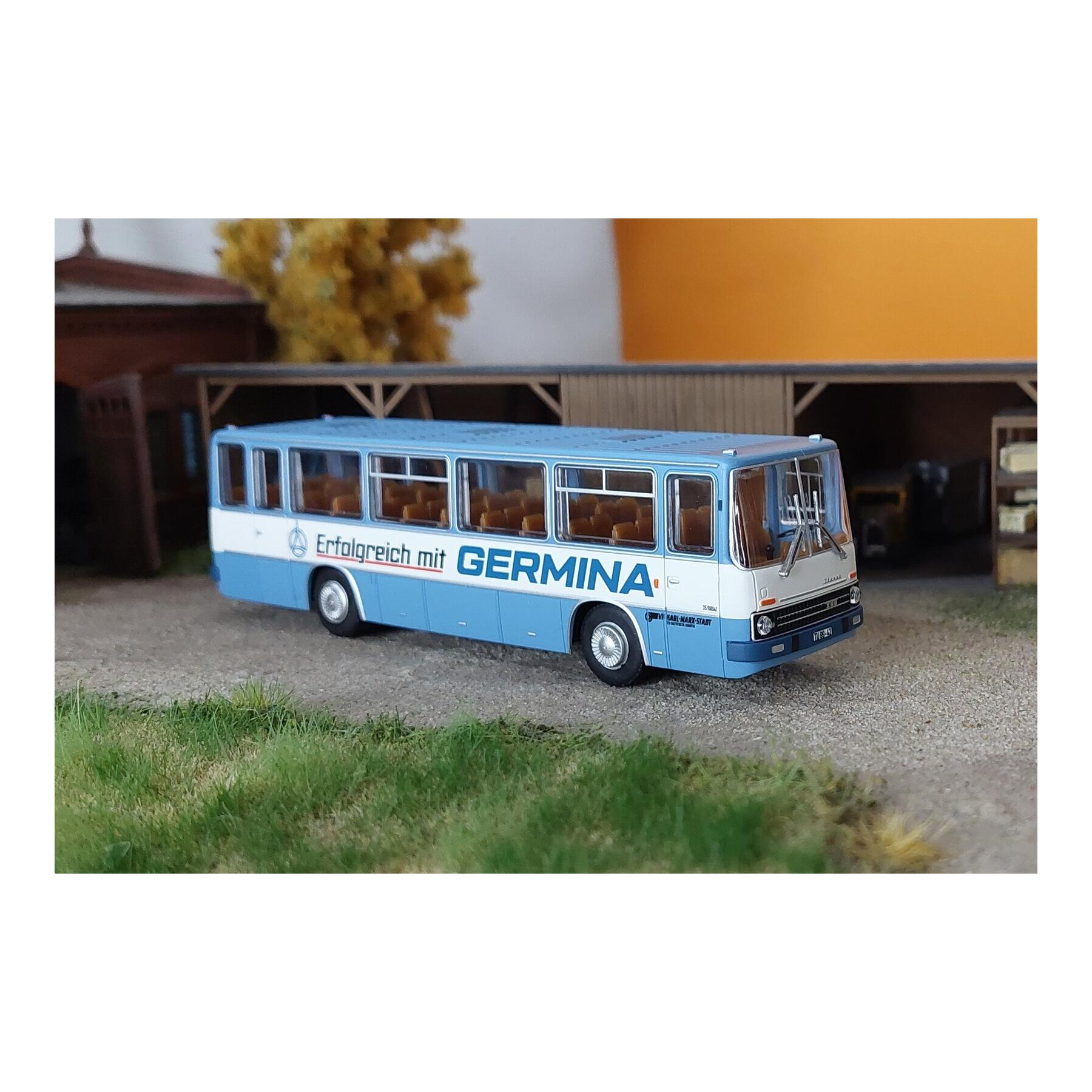 Modell-Car Zenker 03-405 Ikarus 255 VEB KVK Annaberg "GERMINA" 1:87