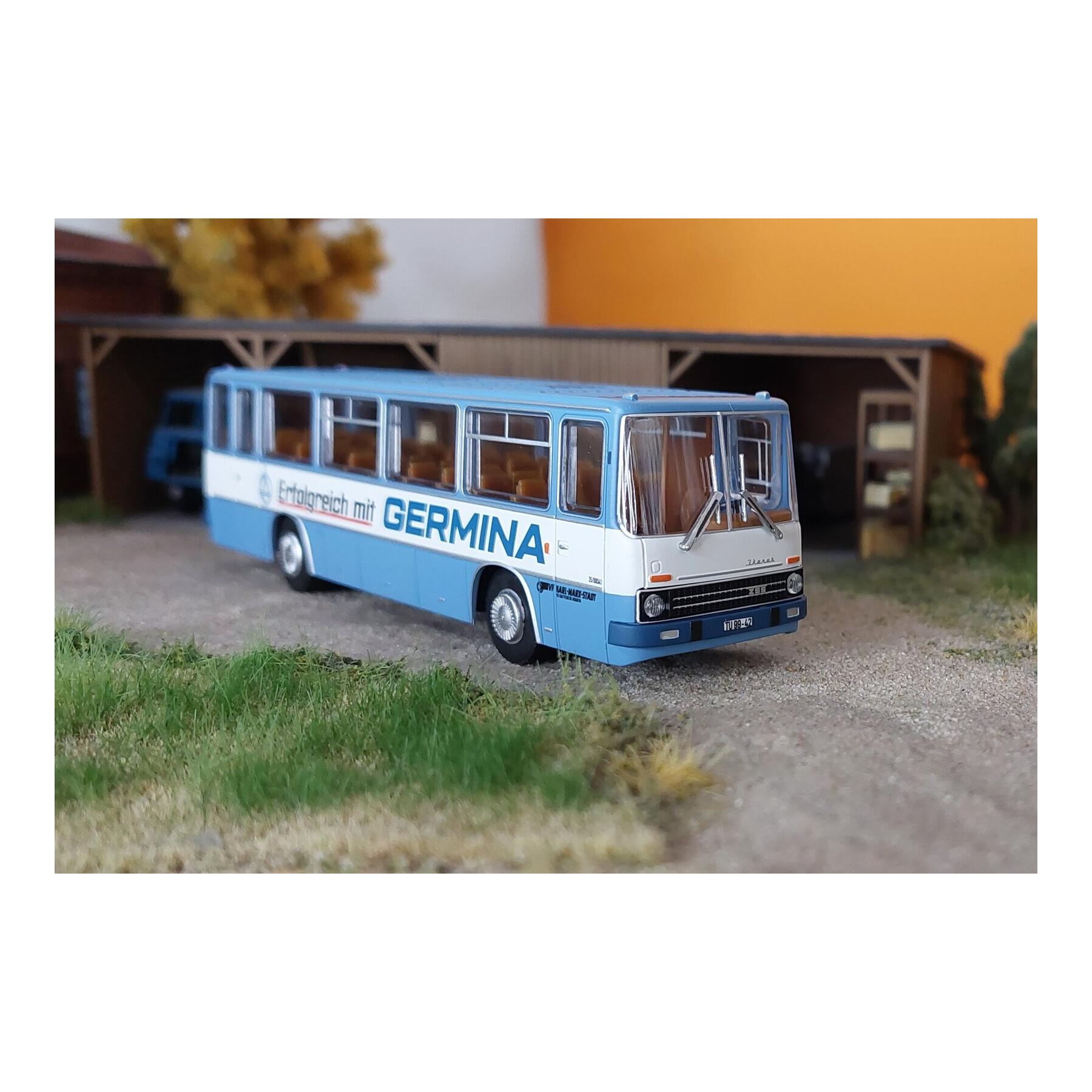 Modell-Car Zenker 03-405 Ikarus 255 VEB KVK Annaberg "GERMINA" 1:87