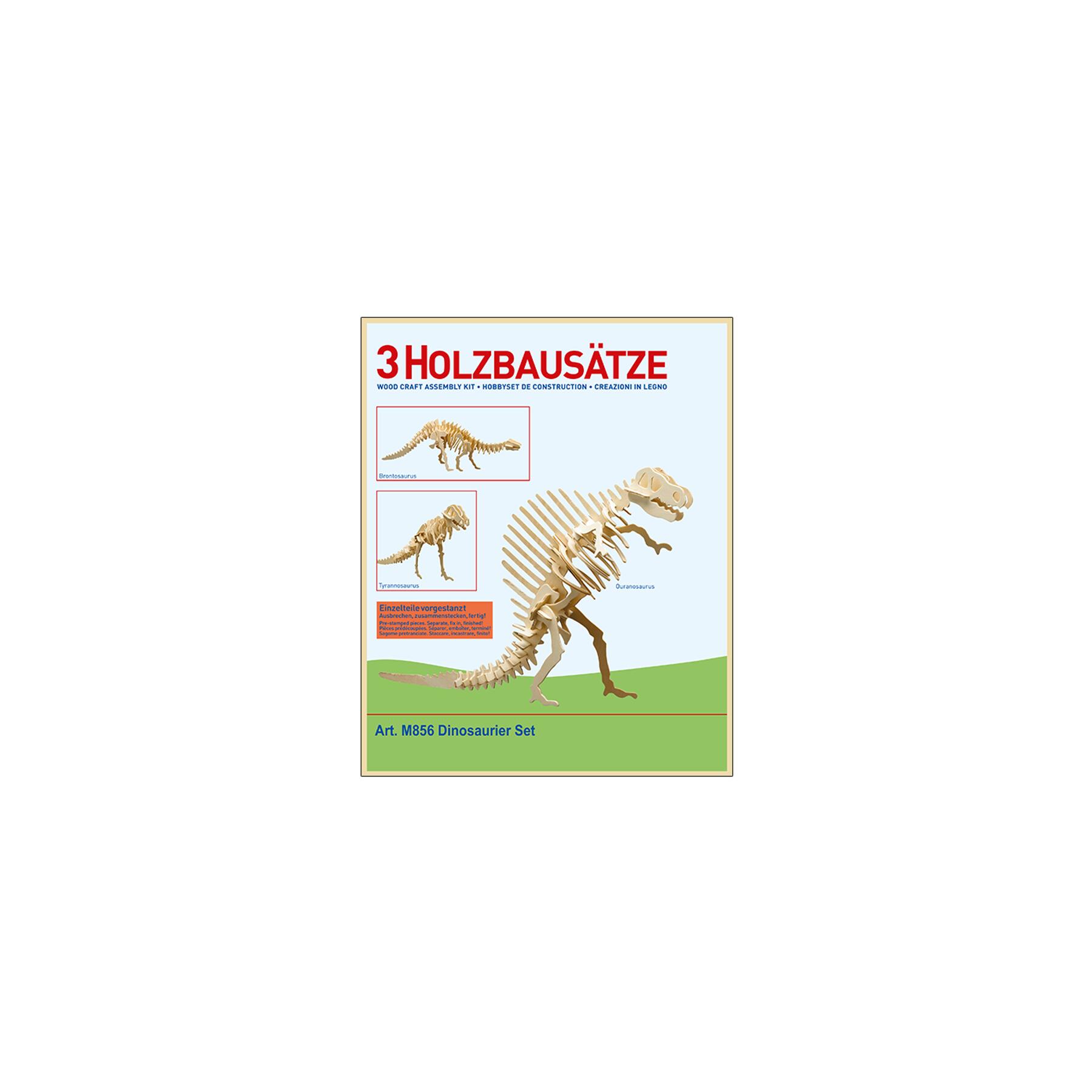 M856 - Holzbausatz 3 x Dinosaurier