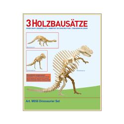M856 - Holzbausatz 3 x Dinosaurier