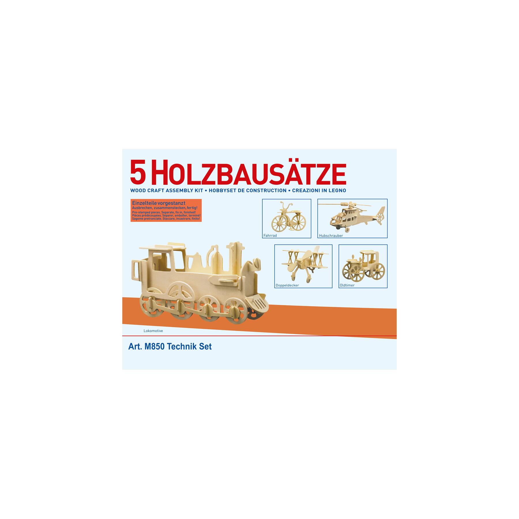 M850 - Holzbausatz 5 x Technik