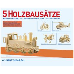 M850 - Holzbausatz 5 x Technik