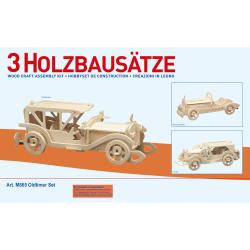 M865 - Holzbausatz 3 x Oldtimer