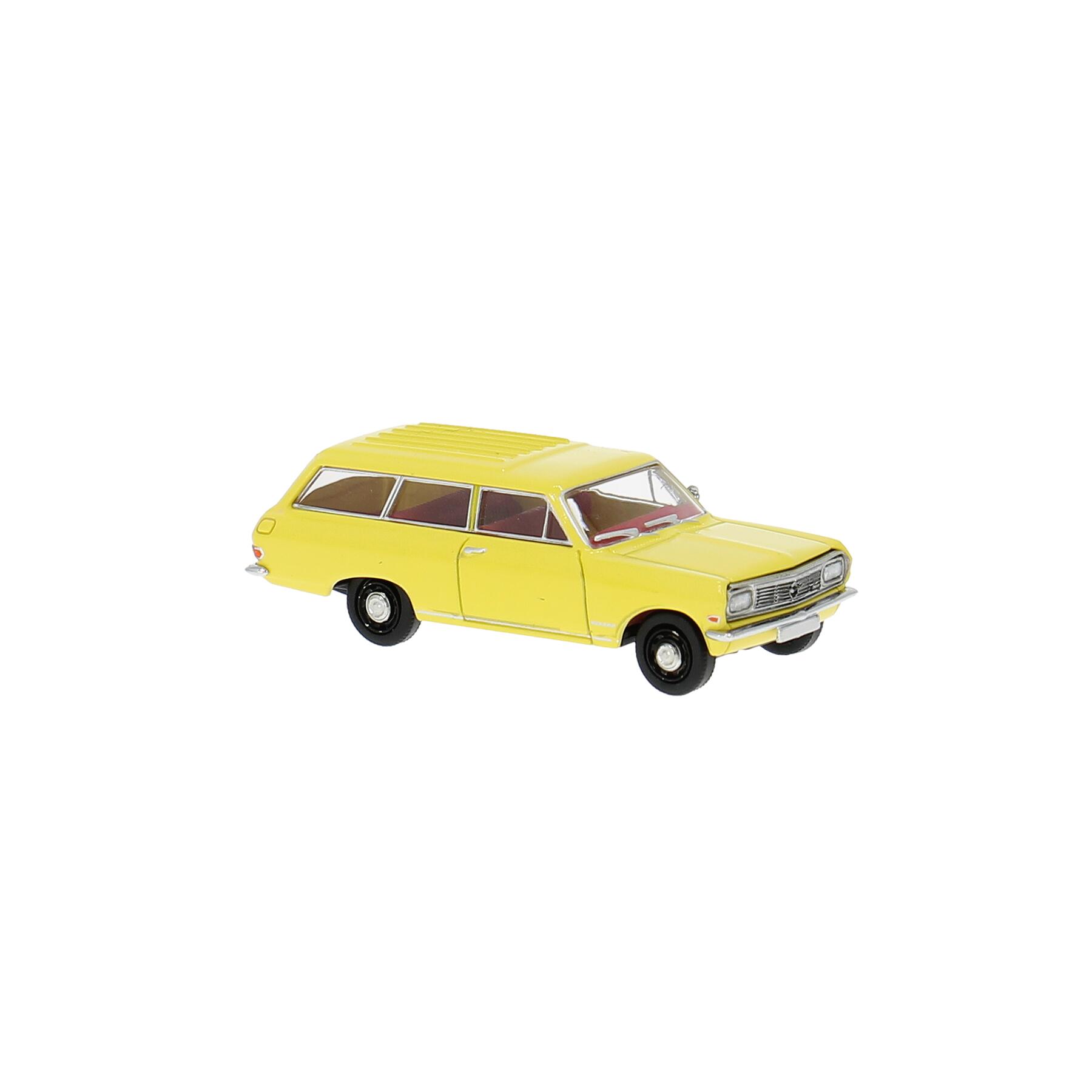 Brekina 20475 H0 Opel Rekord B CarAVan in hellgelb