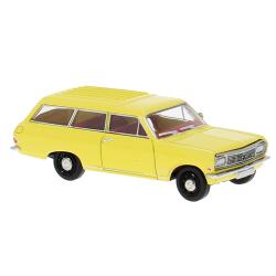 Brekina 20475 H0 Opel Rekord B CarAVan in hellgelb