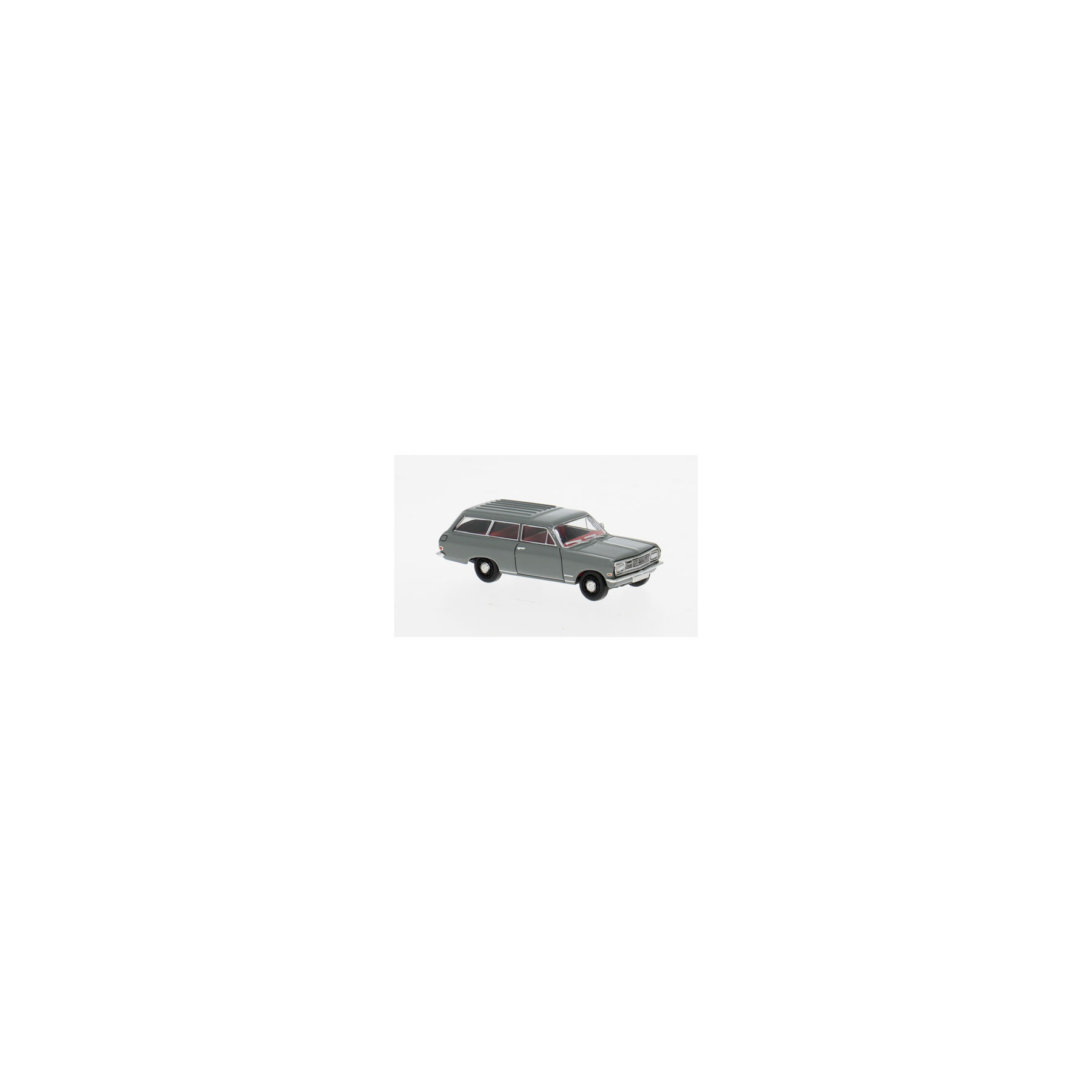Brekina 20477 H0 Opel Rekord B CarAVan in grau