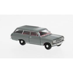 Brekina 20477 H0 Opel Rekord B CarAVan in grau