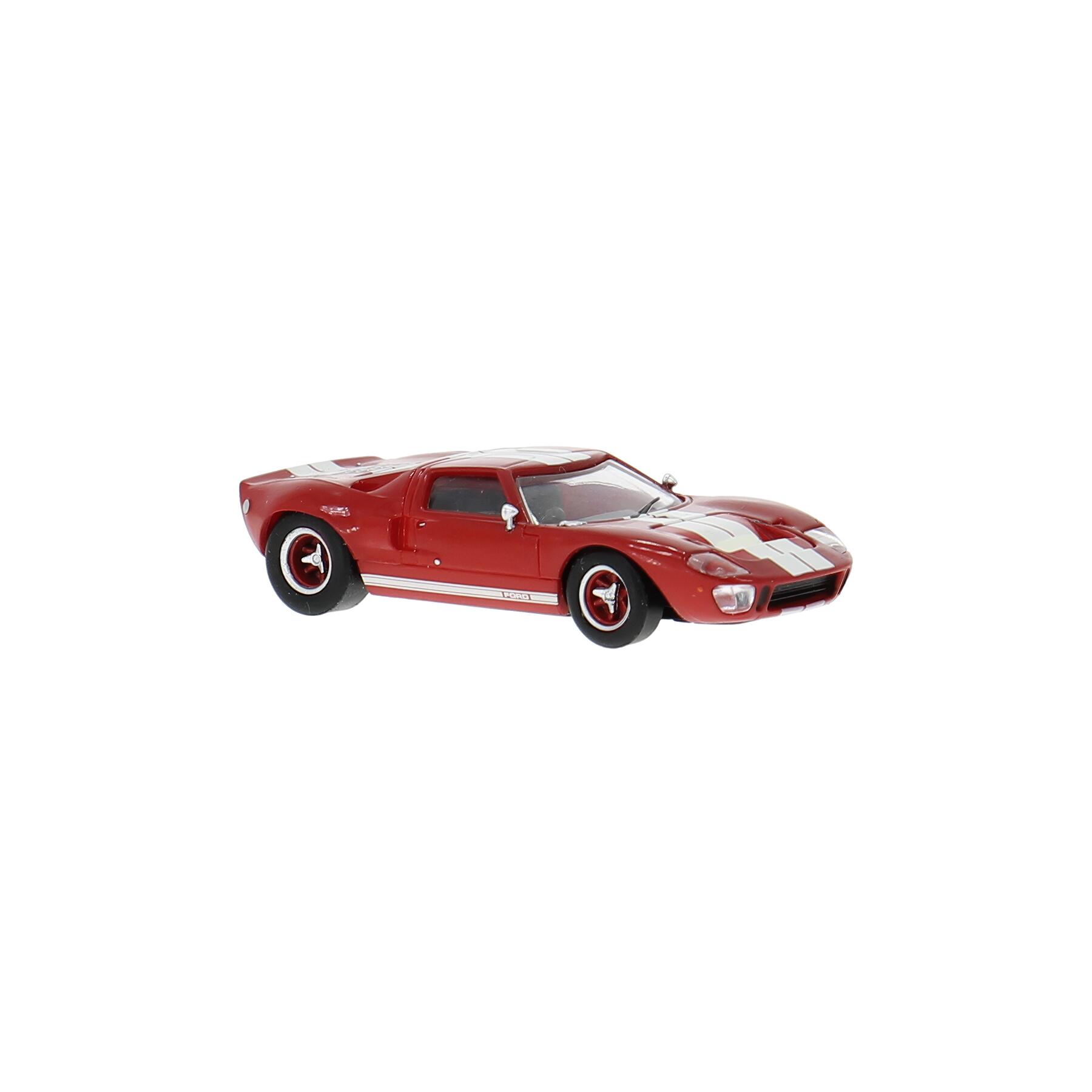 Brekina 18550 H0 Ford GT40 1966 rot/weiß