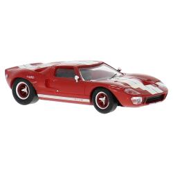 Brekina 18550 H0 Ford GT40 1966 rot/weiß