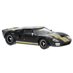 Brekina 18552 H0 Ford GT40 1966 schwarz/gold