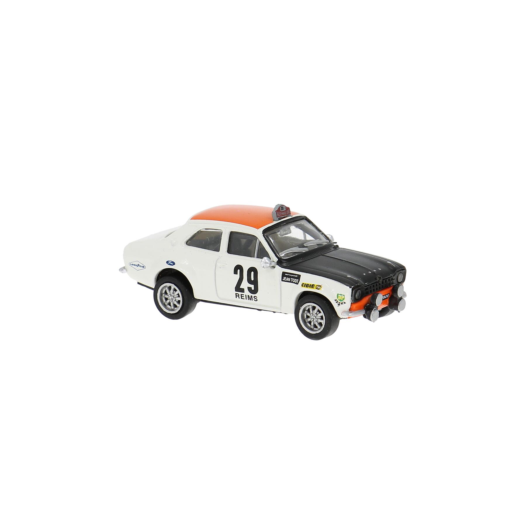 Brekina 19074 H0 Ford Escort Mk.1 RS, 4.Platz Monte Carlo´69 mit Jean-Francois Piot