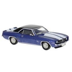 Brekina 18381 H0 Chevrolet Camaro ´69 in blau met....
