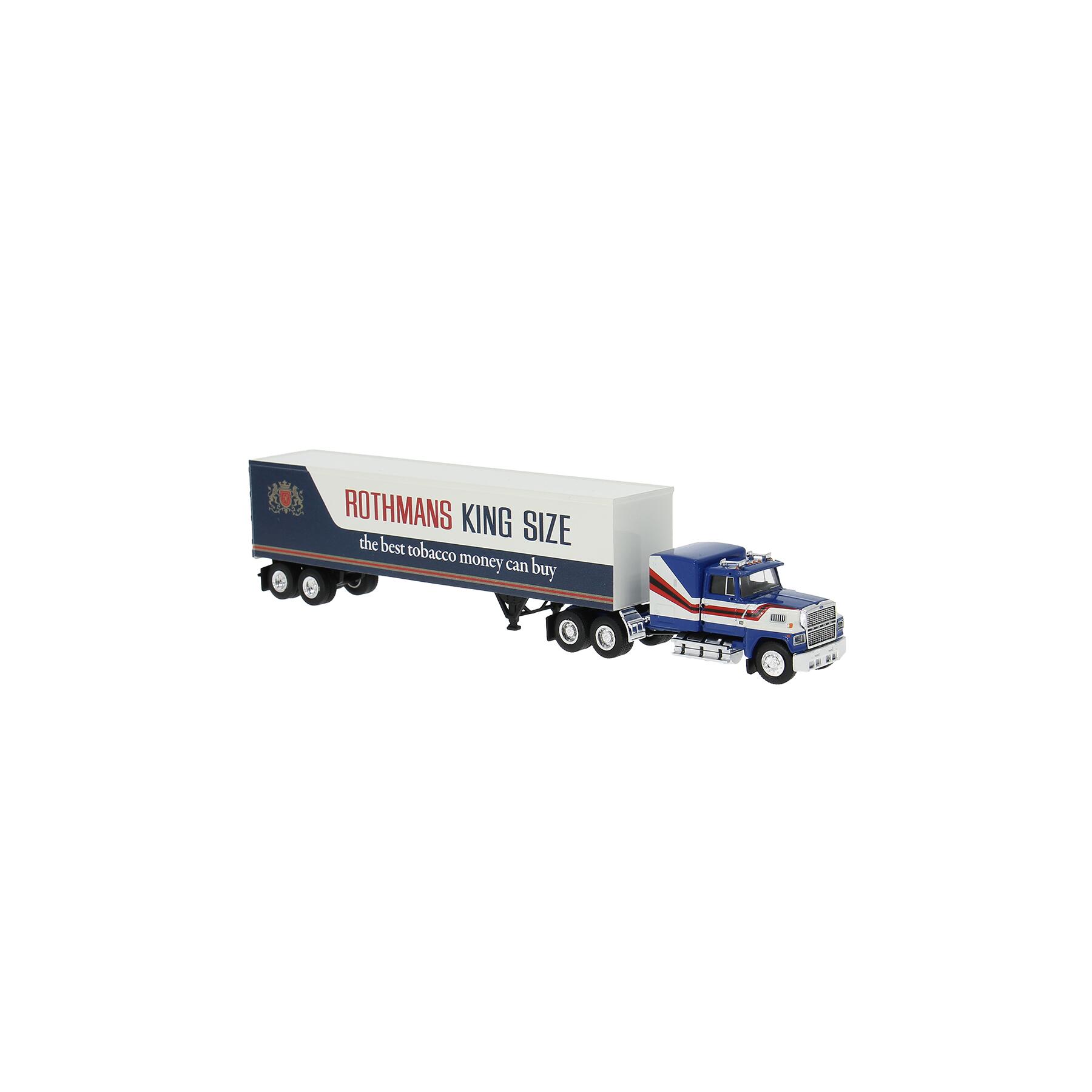 Brekina 85882 H0 Ford LTL 9000 Koffersattelzug "Rothmans"