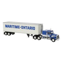 Brekina 86260 H0 Kenworth W900 Koffersattelzug...