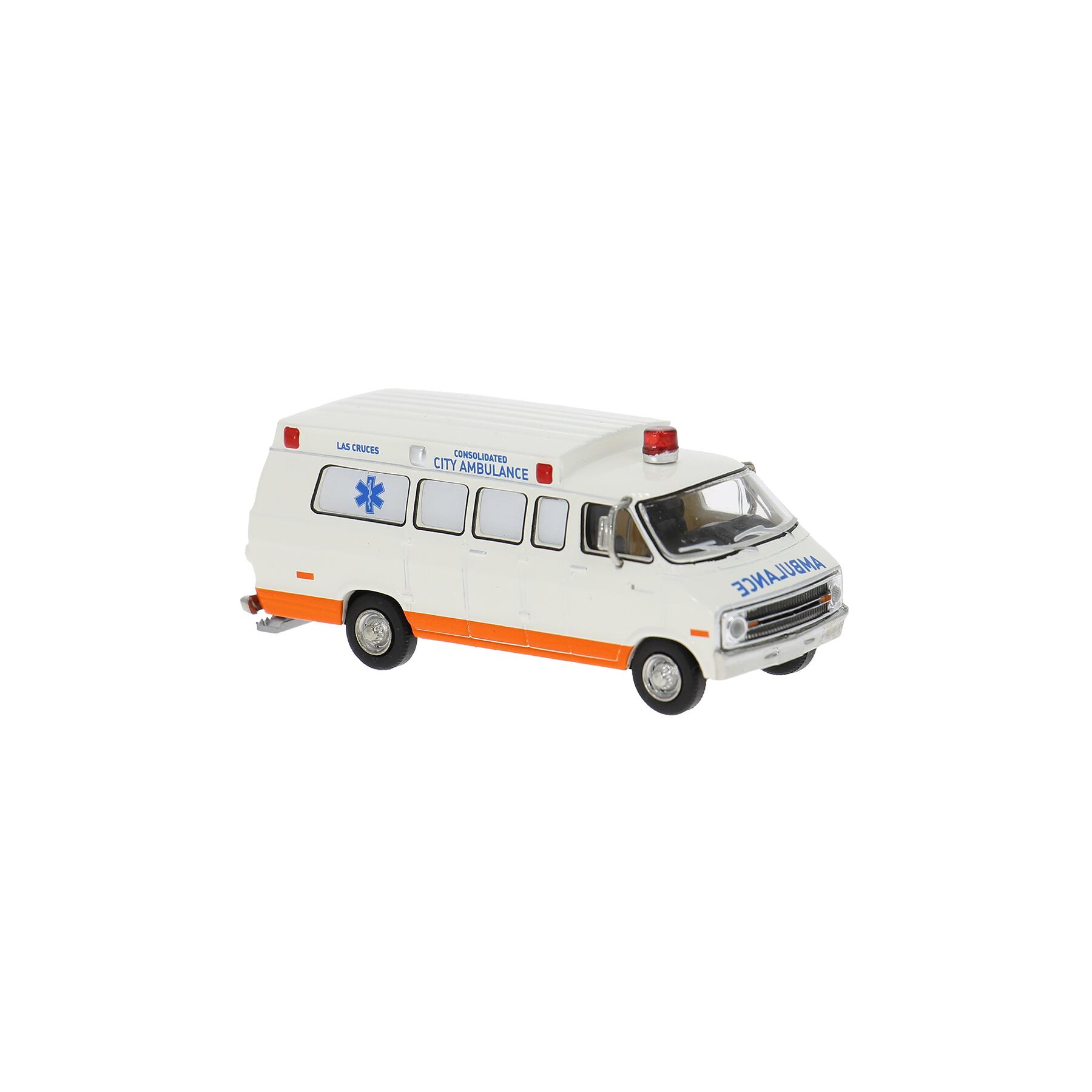 Brekina 18306 H0 Dodge B200 Moviecar nach "Fleisch"
