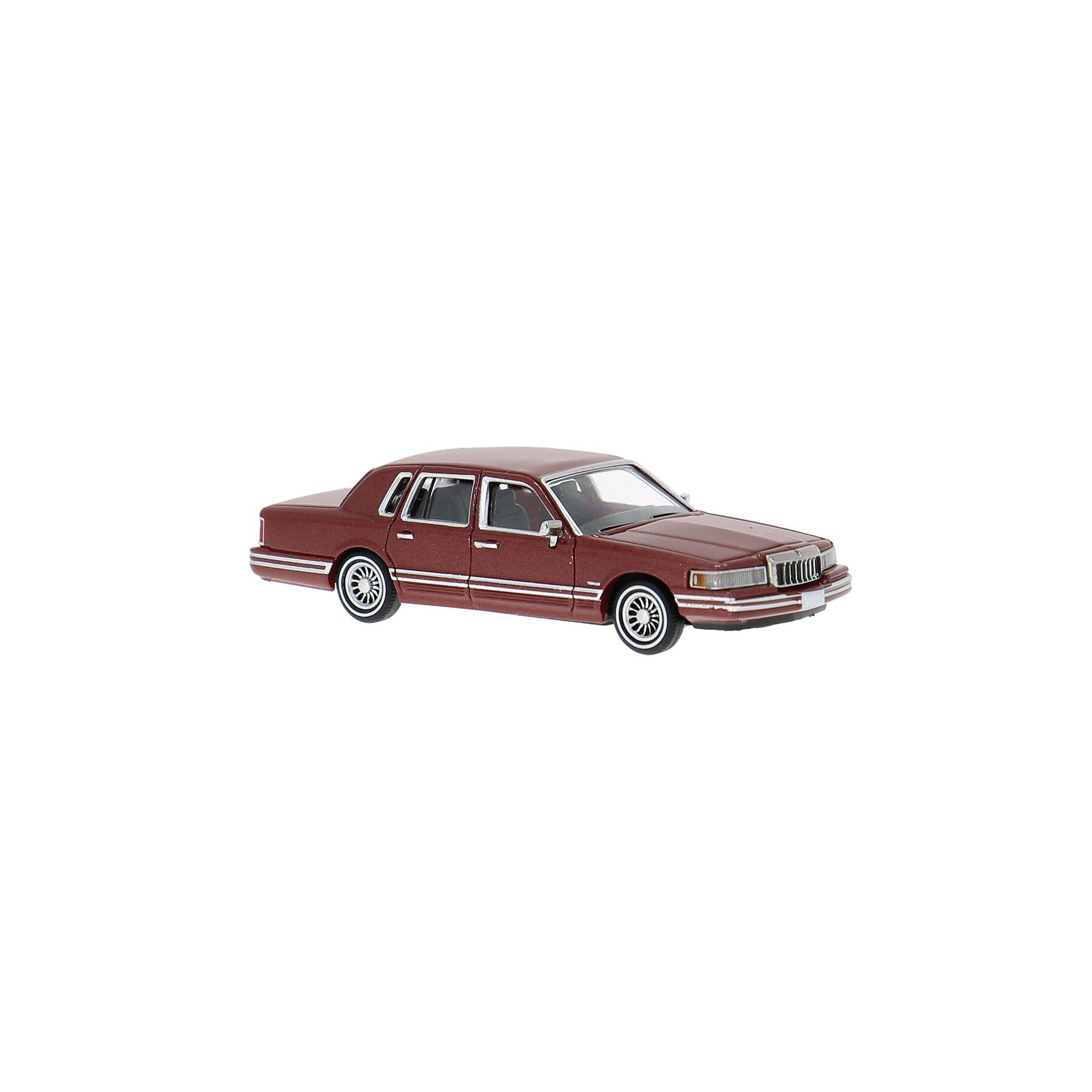 Brekina PCX870909 H0 Lincoln Town Car dunkelrot met.