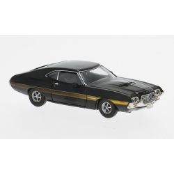 Brekina 18327 Ford Gran Torino Sport, schwarz, 1969, 1:87