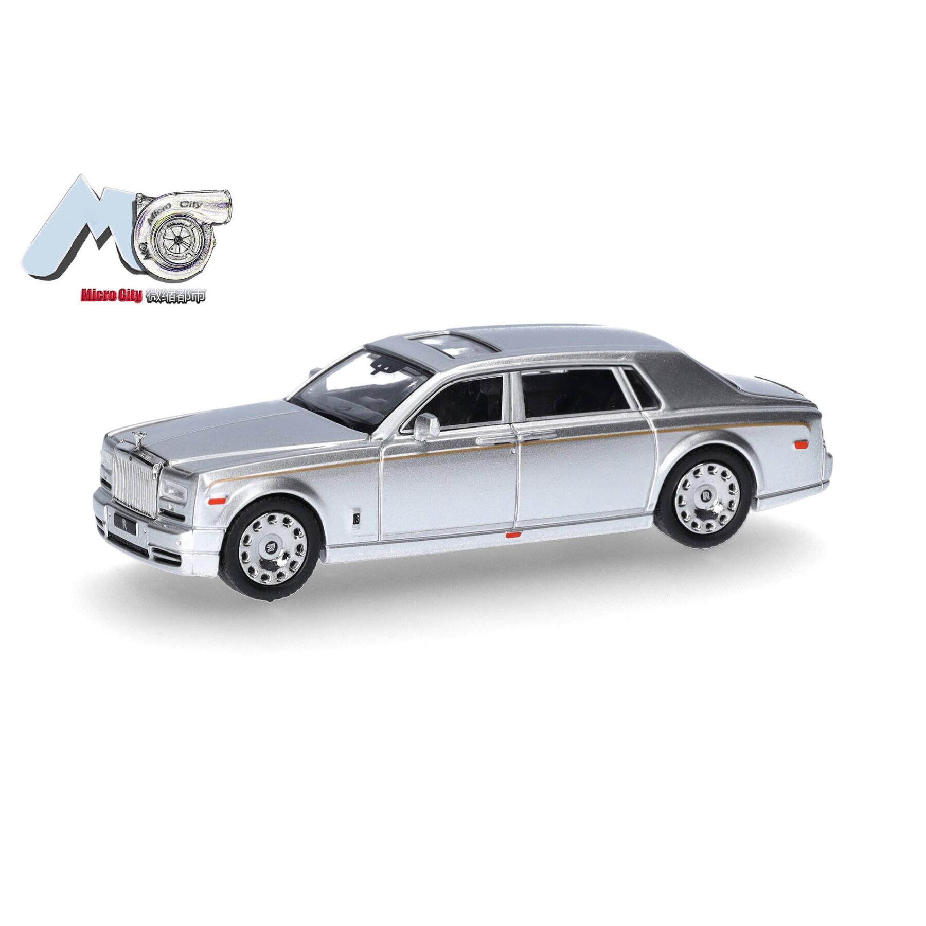 Herpa 87MC000066 MicroCity: Rolls Royce Phantom, silber 1:87