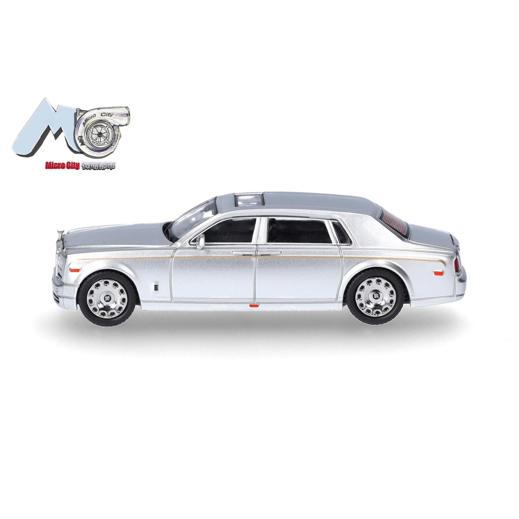 Herpa 87MC000066 MicroCity: Rolls Royce Phantom, silber 1:87