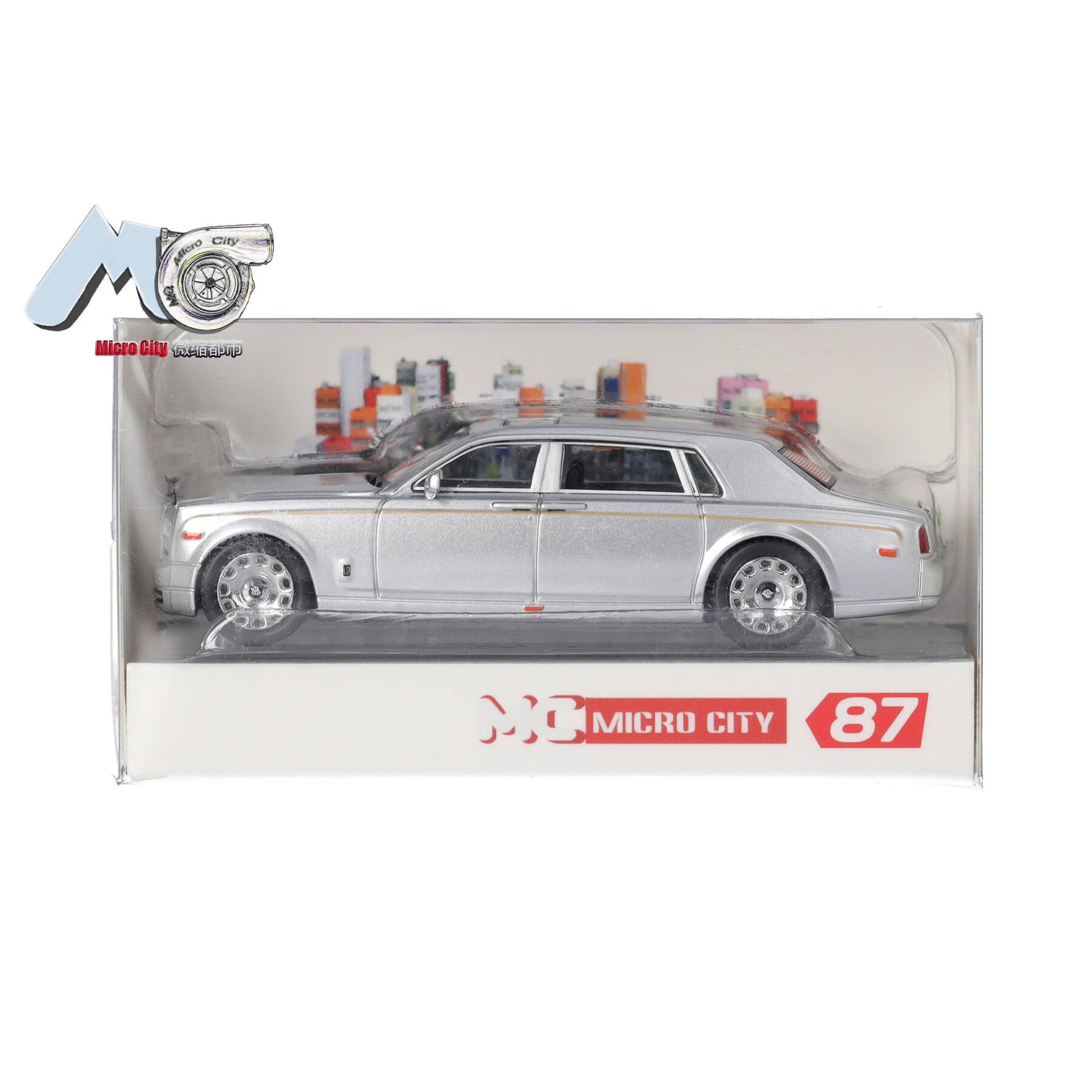 Herpa 87MC000066 MicroCity: Rolls Royce Phantom, silber 1:87