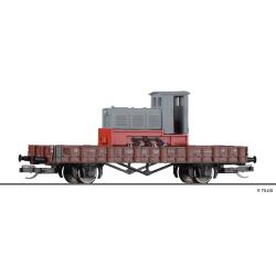 Tillig 502901 TT Niederbordwagen der DR, beladen mit...