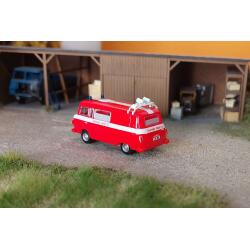 Modell-Car Zenker 03-425 IFA Barkas B 1000 ADW "Feuerwehr Dresden" leuchtrot 1:87